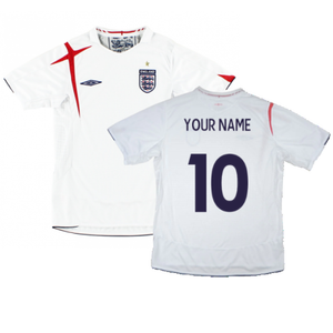 England 2006-08 Home Shirt (L) (Good) (Your Name)_0