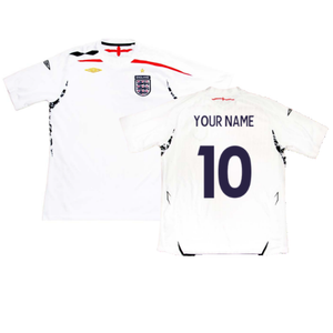 England 2007-09 Home Shirt (Excellent) (Your Name)_0