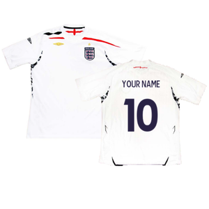 England 2007-09 Home Shirt (M) (Very Good) (Your Name)_0