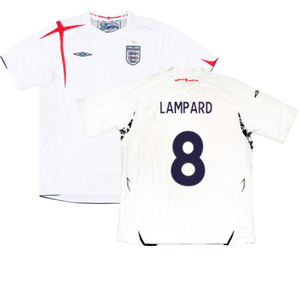 England 2007-09 Home Shirt (XLB) (Fair) (LAMPARD 8)_0