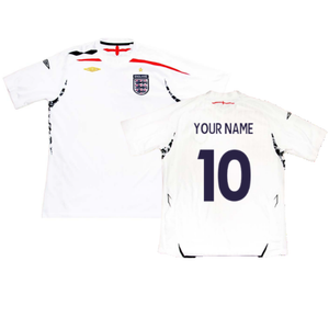 England 2007-09 Home Shirt (XXL) (Excellent) (Your Name)_0