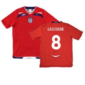 England 2008-10 Away Shirt (Very Good) (GASCOIGNE 8)_0