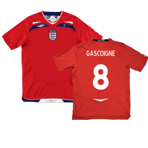 England 2008-10 Away Shirt (XL Boys) (Excellent) (GASCOIGNE 8)_0