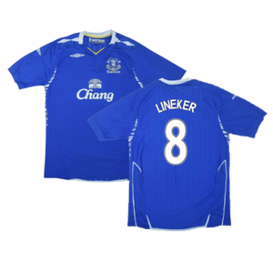 Everton 2007-08 Home Shirt ((Excellent) S) (Lineker 8)_0