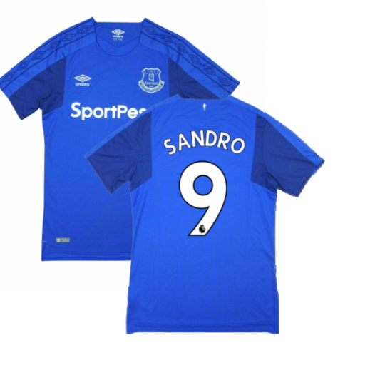 Everton 2017-18 Home Shirt (Good Condition) (L) (Sandro 9)_0