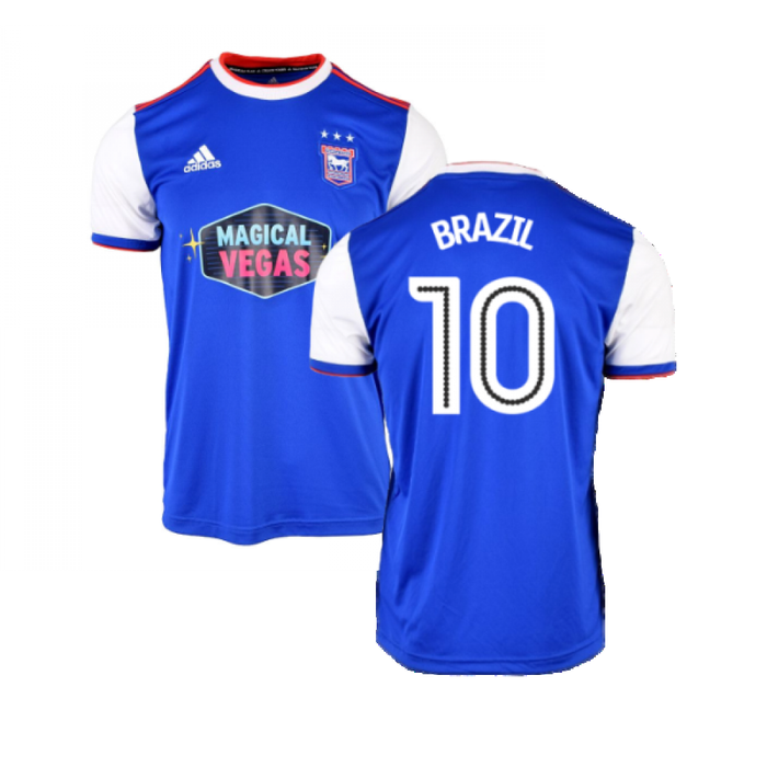 Ipswich Town 2018-19 Home Shirt ((Excellent) XXL) (Brazil 10)