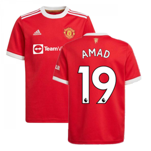 Man Utd 2021-2022 Home Shirt (Kids) (AMAD 19)_0