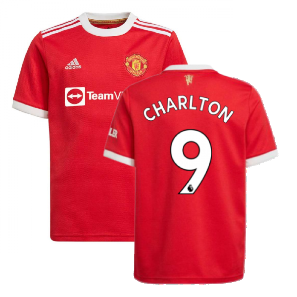 Man Utd 2021-2022 Home Shirt (Kids) (CHARLTON 9)_0