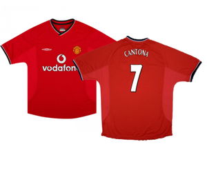 Manchester United 2000-02 Home Shirt ((Very Good) XL) (CANTONA 7)_0