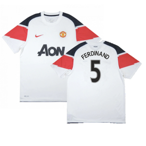 Manchester United 2010-11 Away Shirt ((Excellent) S) (Ferdinand 5)_0