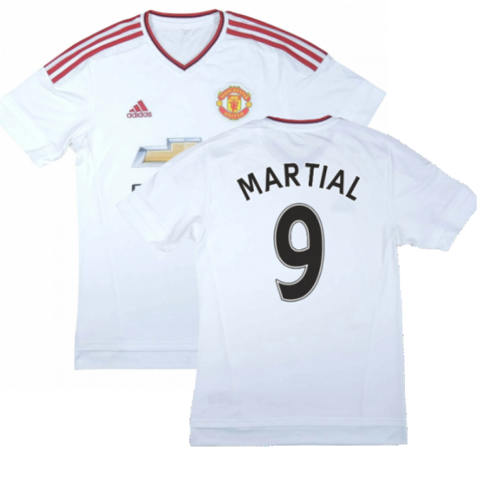 Manchester United 2015-16 Away Shirt ((Excellent) M) (Martial 9)