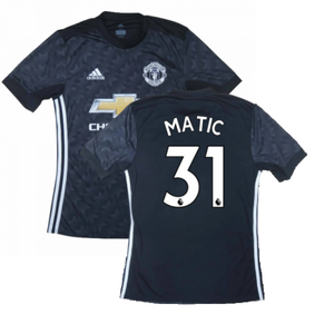 Manchester United 2017-18 Away Shirt ((Excellent) L) (Matic 31)_0