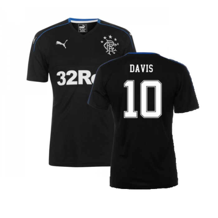 Rangers 2017-18 Third Shirt ((Good) L) (DAVIS 10)