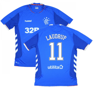 Rangers 2018-19 Home Shirt ((Excellent) L) (LAUDRUP 11)_0