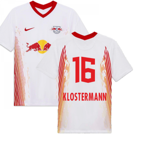 Red Bull Leipzig 2020-21 Home Shirt ((Excellent) S) (KLOSTERMANN 16)_0