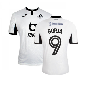 Swansea City 2019-20 Home Shirt ((Good) M) (Borja 9)_0