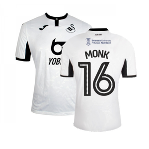 Swansea City 2019-20 Home Shirt ((Good) M) (Monk 16)_0