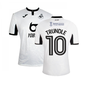 Swansea City 2019-20 Home Shirt ((Good) M) (Trundle 10)_0