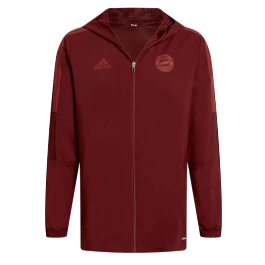 2021-2022 Bayern Munich Presentation Jacket (Red) - Kids_0