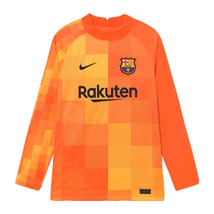 2021-2022 Barcelona Home Goalkeeper Shirt (Orange)