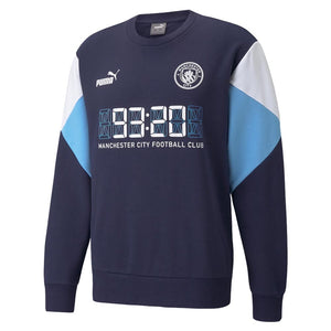 2021-2022 Man City FtblCulture Crew Sweat (Navy)_0