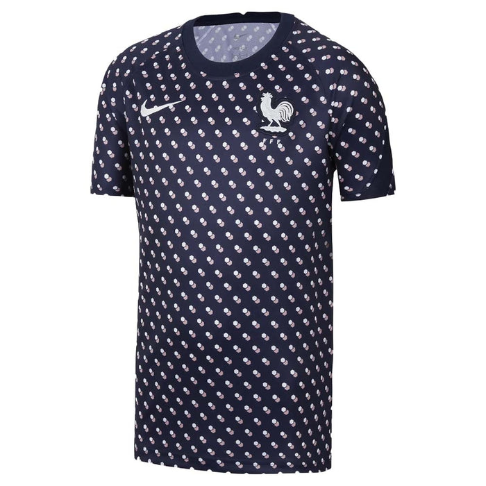 2022-2023 France Pre-Match Training Shirt (Navy) - Kids