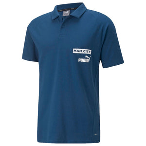 2022-2023 Man City Casuals Polo (Blue)_0