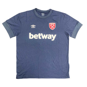 2022-2023 West Ham Travel Tee (S) - Dark Navy_0