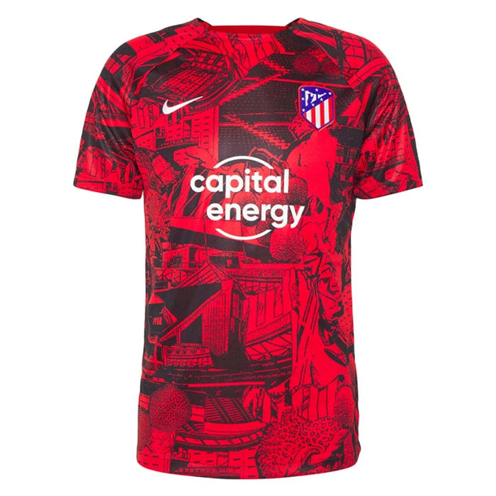 2022-2023 Atletico Madrid Pre-Match Training Shirt (Red)