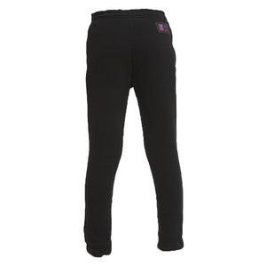 2022-2023 Barcelona Fleece Football Pants (Black) - Kids_1