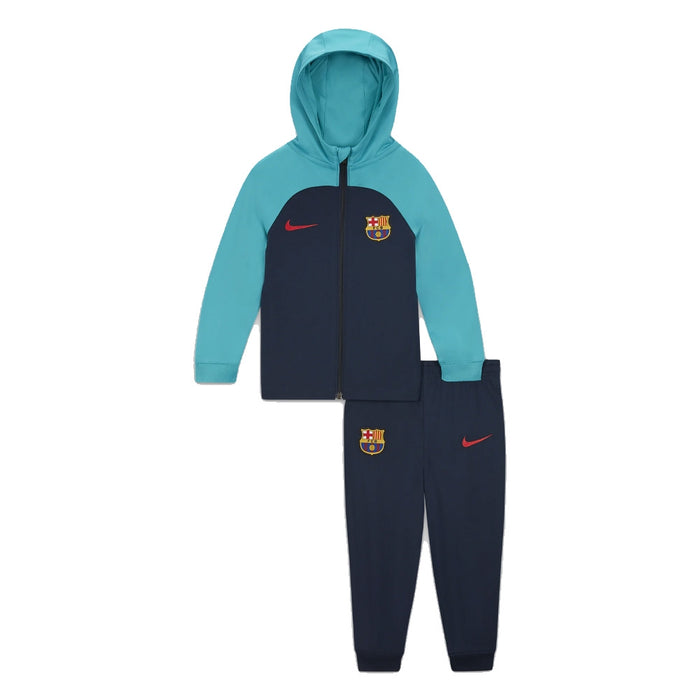 2022-2023 Barcelona Strike Tracksuit (Obsidian) - Infants