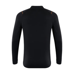 2022-2023 Rangers Matchday Half Zip Top (Black-Orange)_1