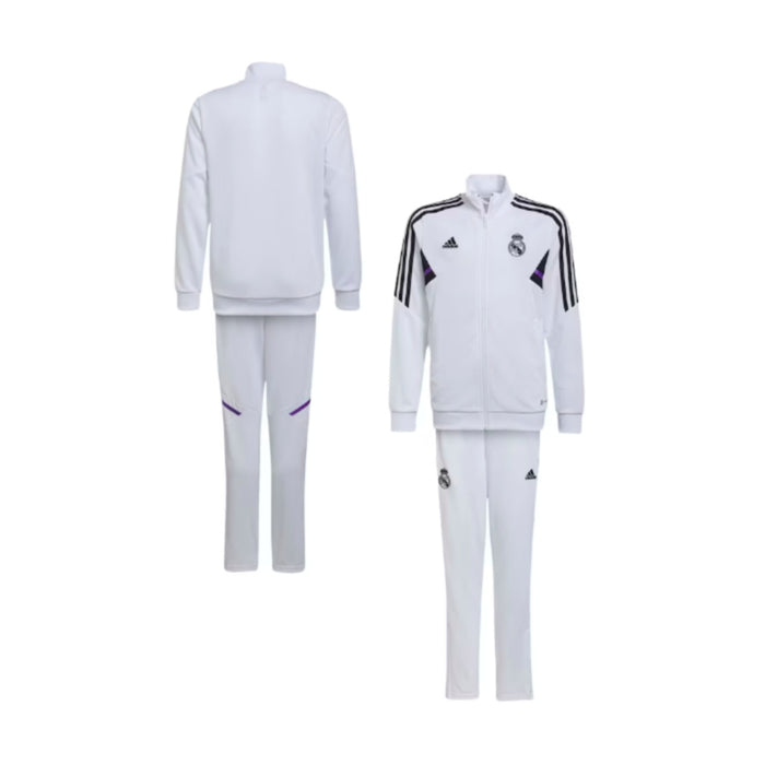 Reak Madrid Tracksuit (White) - Kids