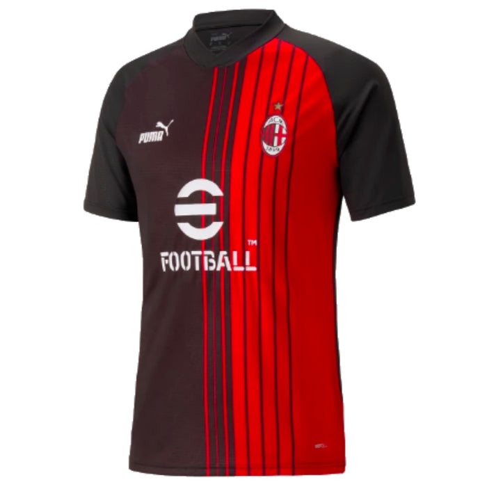 2022-2023 AC Milan Pre-Match Jersey (Black-Red)