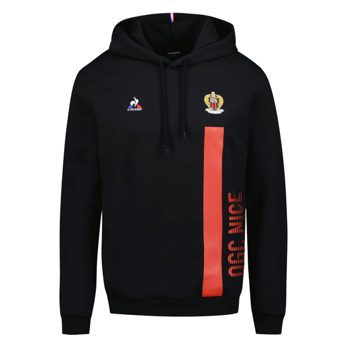 2023-2024 OGC Nice Fanwear Hooded Sweater (Black)