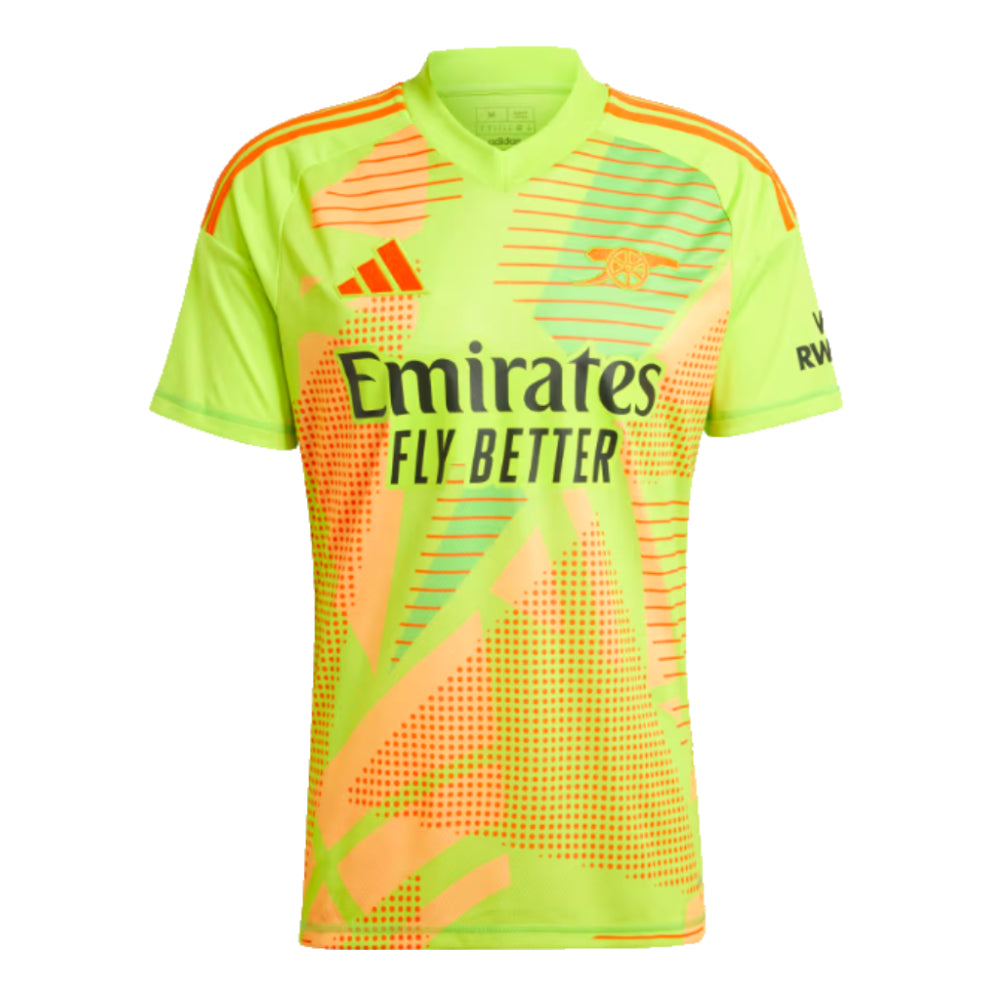 2024-2025 Arsenal Home Goalkeeper Shirt (Yellow) (Raya 22)_3