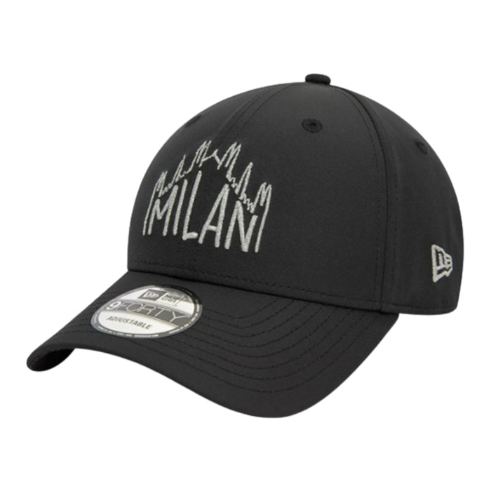 AC Milan Reflective 9Forty Cap (Black)