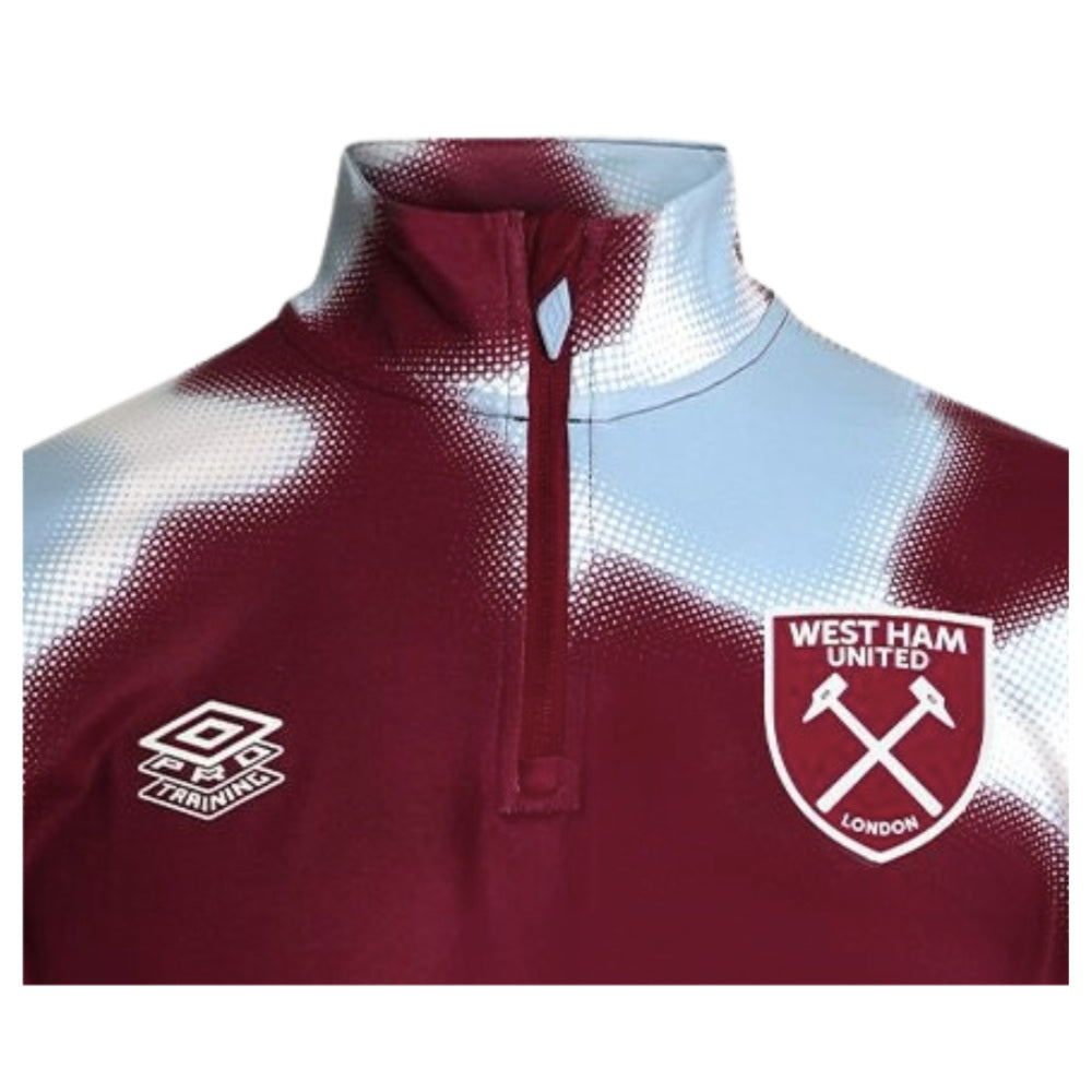 2024-2025 West Ham Warm Up Mid Layer (Claret/Blue)_1