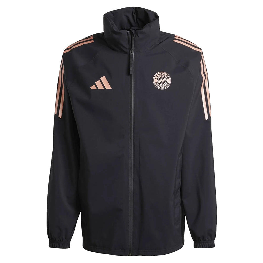 2024-2025 Bayern Munich Rain Jacket (Black)_0