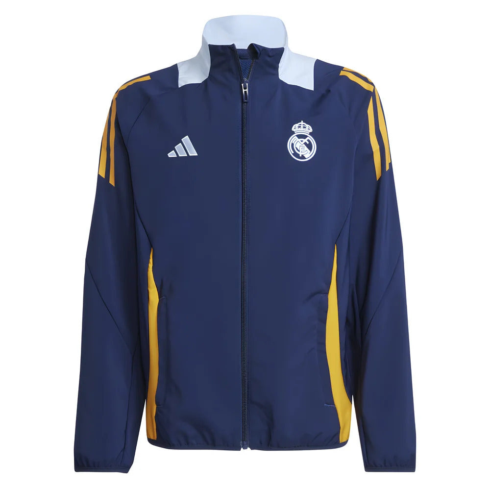2024-2025 Real Madrid Presentation Jacket (Navy) - Kids_0