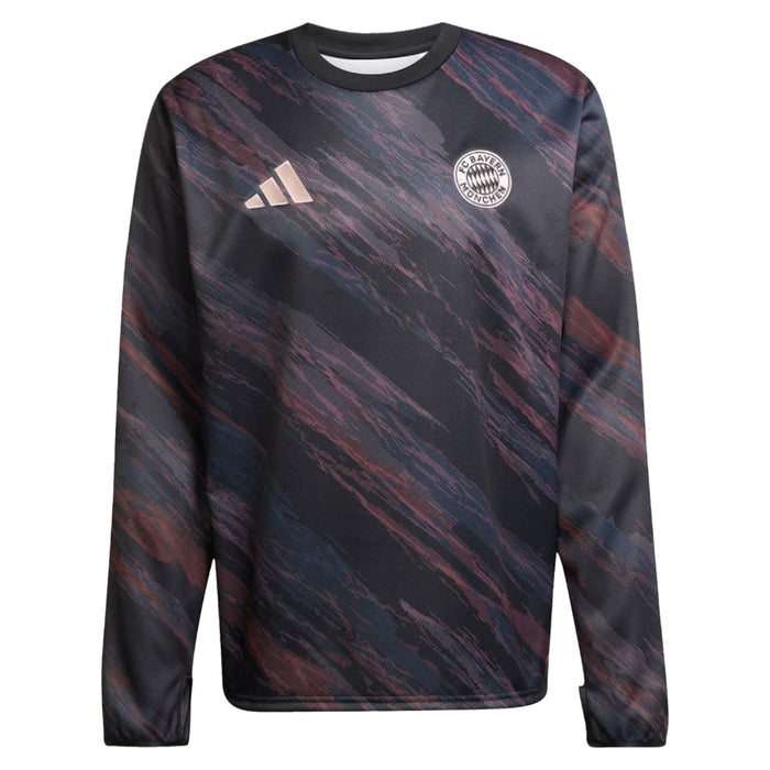 2025-2026 Bayern Munich Pre-Match Warm Top (Black)
