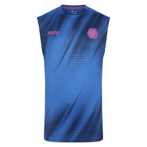 2025-2026 Wolves Players Training Vest (Lapis Blue)_0