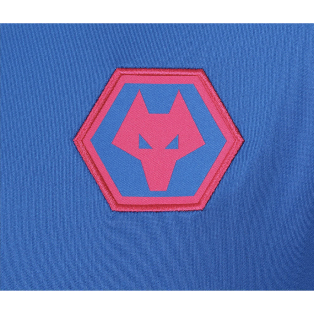 2025-2026 Wolves Players Training 1/4 Zip Top (Lapis Blue)_2