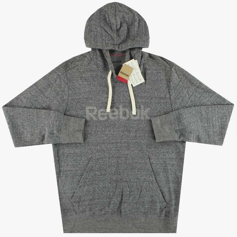 Sudadera con capucha gris Reebok Extra Soft para hombre EL Logo *A ESTRENAR* Talla XL