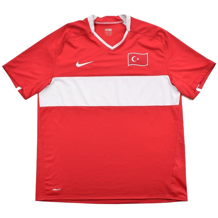 Turkey 2008-2009 Home Shirt ((Excellent) M)