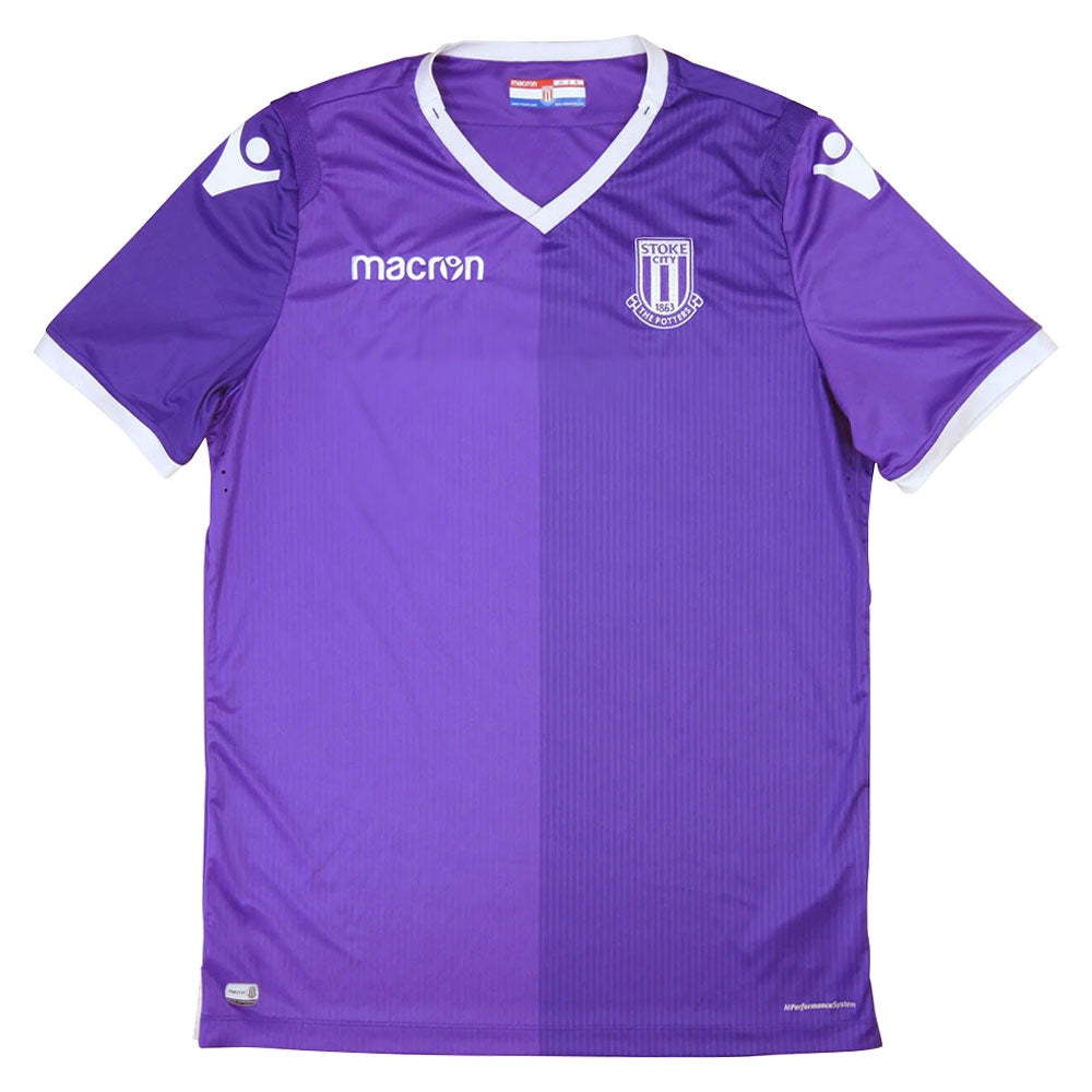 Stoke City 2018-19 Away Shirt (Kids) ((Excellent) XLB) (Your Name)_3