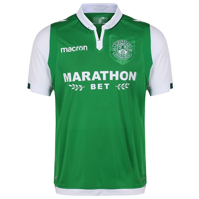 Hibernian 2017-18 Home Shirt (Excellent)