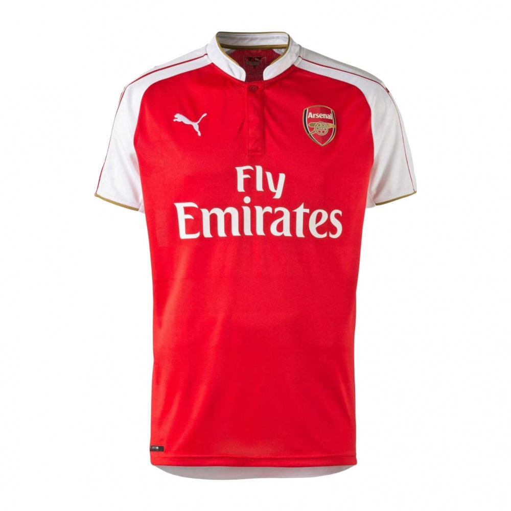 Arsenal 2015-16 Home Shirt (M) (Mertesacker 4) (Very Good)_2