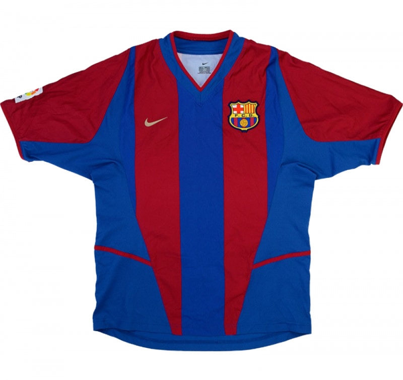 Barcelona 2002-03 Home Shirt ((Very Good) XXL)_0