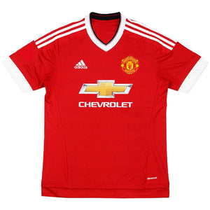 Manchester United 2015-16 Home Shirt (S) (Evans 6) (Good)_2